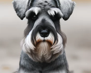 A-Standard-Schnauzer-dog-